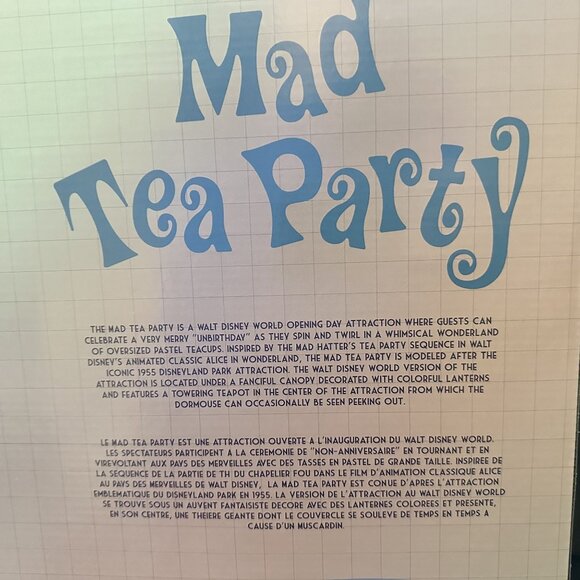 Walt Disney World 50th Anniversary Mad Tea Party Plush Set 6 Pieces Mickey‎ NEW - Picture 11 of 16